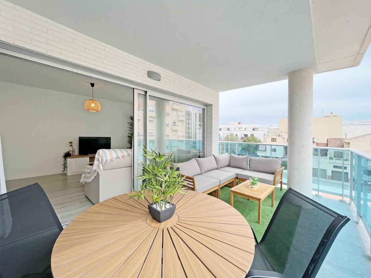 Global Properties, Moderno Apartamento A 3 Minutos De La Playa Sagunto Eksteriør billede